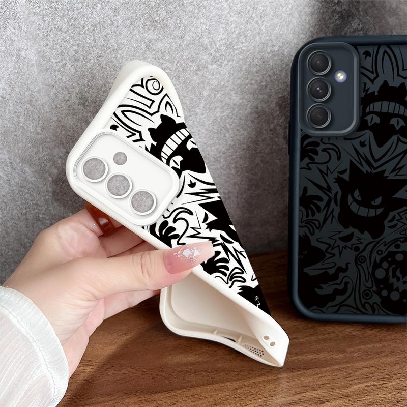 Product Introduction of softcase soft case casing hp Samsung A55 5G,Gengar,Paket lengkap,kreativitas,coveringcasing,Mode,tren,Kartun,kepribadian Ponsel Protection 40