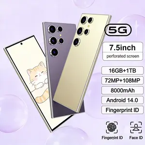 [Promo Akhir Minggu]  S.25 Ultra Gaming Phone 5G 7.3 Inch 8000mAh Baterai 72MP+108MP Zoom Pro 50x 16GB+1TB Ponsel Bonus Voucher 150K Bisa COD