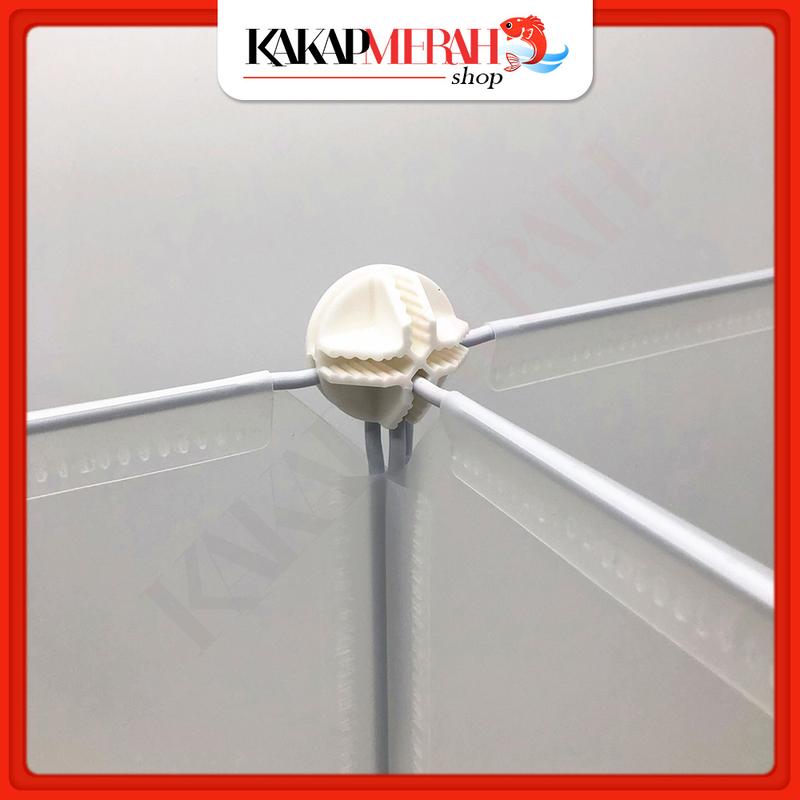 Konektor Sambungan Lemari Susun Pakaian Penyambung Rak Sepatu Bongkar Pasang 4 Pcs Buckle Connector 2