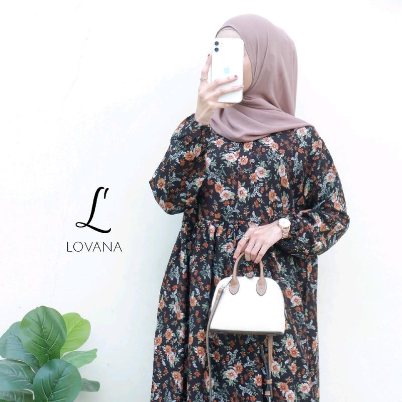 Arsy Midi Dress Rayon Premium Lovana Indonesia 7