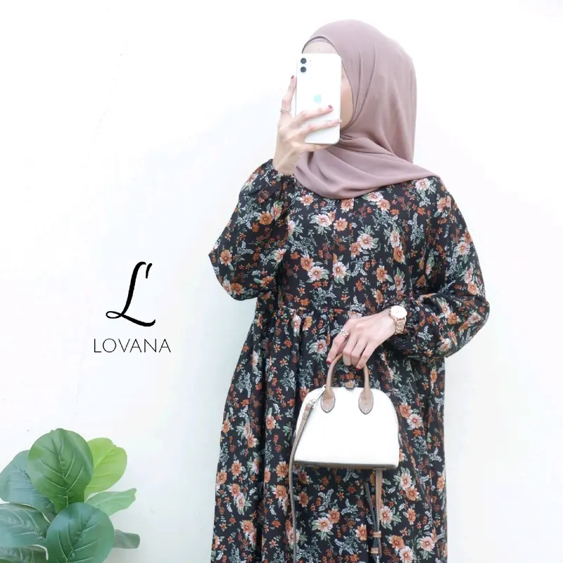 Arsy Midi Dress Rayon Premium Lovana Indonesia 6