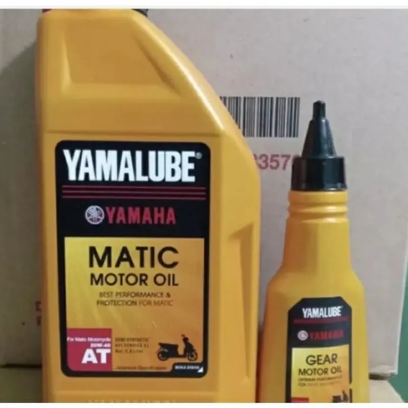 Yamaha PAKET Oli Yamalube Matic & Gear Oil untuk Mio Fino Xraid Fazio Motorbike Oil Terbaik untuk Performa Optimal