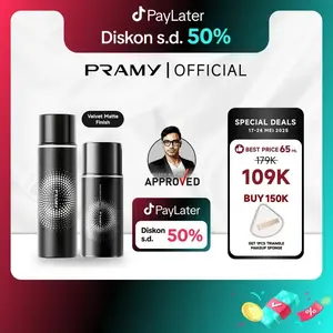 【Buy One Get One Free】 Pramy Moisturizing Setting Spray Matte | Dewy Finish – ALL SIZE | Anti Cakey and Long Lasting Makeup Hingga 12 Jam | Moisturizing Flawless and Glowing Micro Fine Mist | Melembabkan Kulit dan Mengontol Minyak Berlebih | Primer SERDF