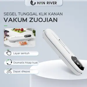 [COD]HAN RIVER Vacuum Sealer Food Mesin Pengemas Fresh Makanan Food Packing Machine Alat Vacum Makanan Frozen HRFKJ01