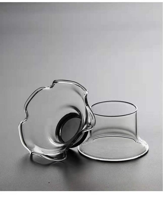 Product Introduction of Heat-Resistant Glass Tea Funnel Tea Filter Tea Strainer Fair Mug Tea Separator Funnel Stainless Steel Screen Filter Tea Ceremony Utensils Wholesale 1