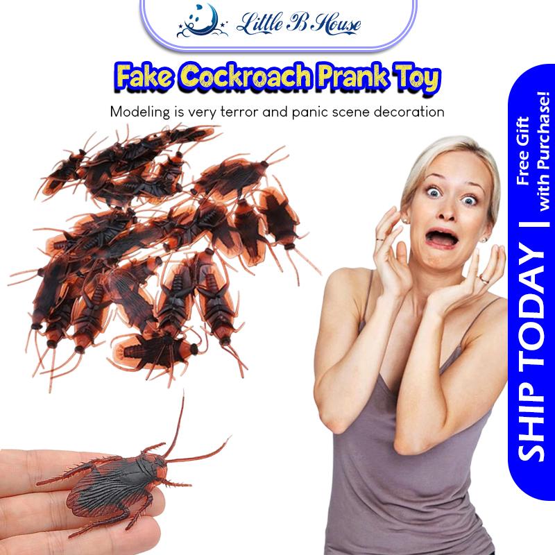 [Little B House] Prank Toy April Fool Fake Cockroach Toy Lipas - TikTok ...