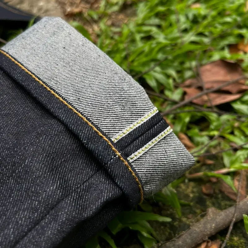 Izhmandenim - Agusta 16oz celana denim selvadge accent - Deep indigo - Free refresher 5