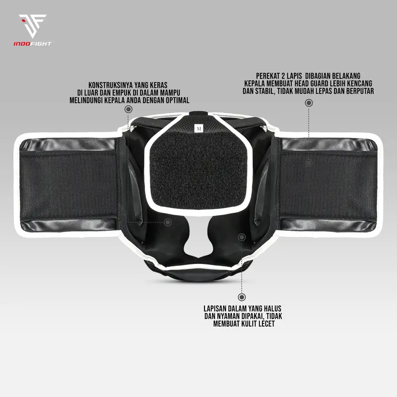 Head Guard Muaythai Indofight Original, Head Guard MMA Indofight Original, Helm Muaythai Indofight , Helm Boxing Indofight  GLH1 6