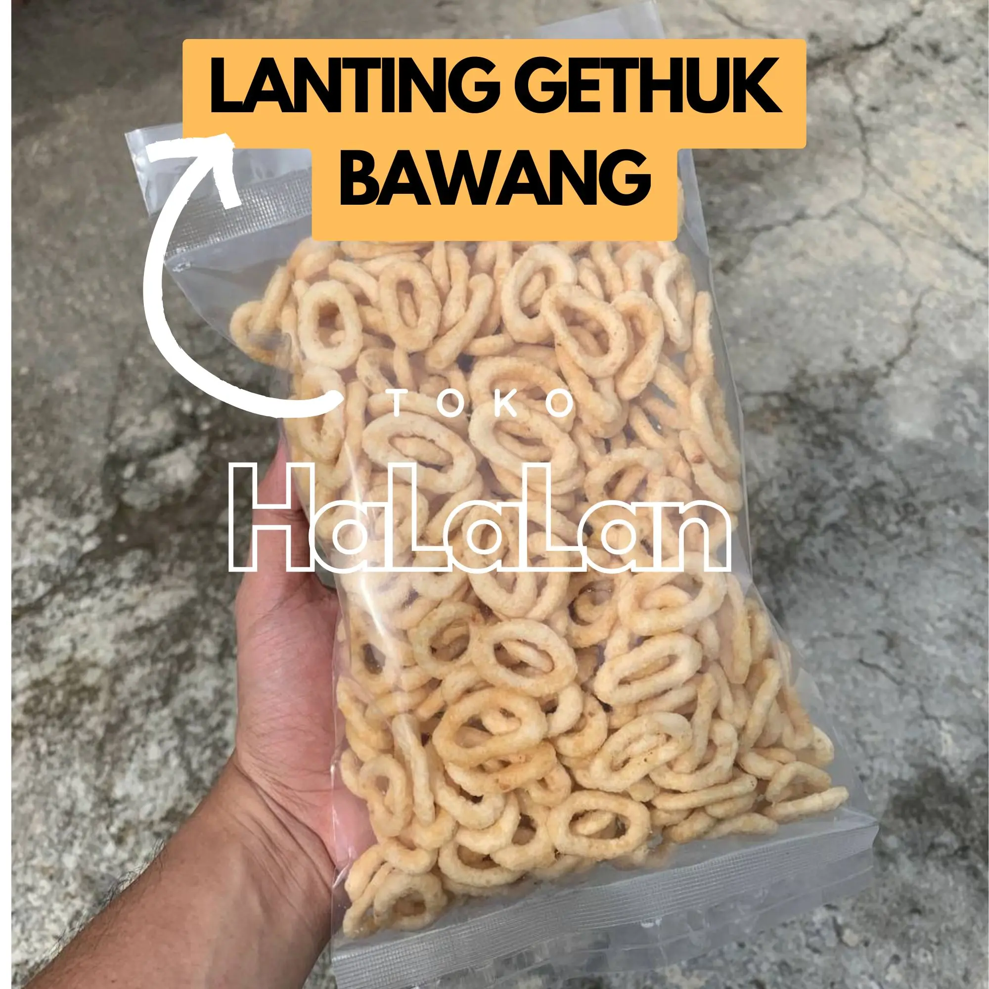 Lanting Gethuk Klanhing singkong rasa gurih bawang Khas Cilacap Adipala