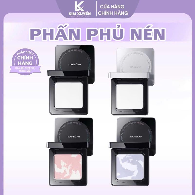 (BLACK MAGNET) Phấn phủ nén CARSLAN Black Magnet Soft Mist Powder 8G