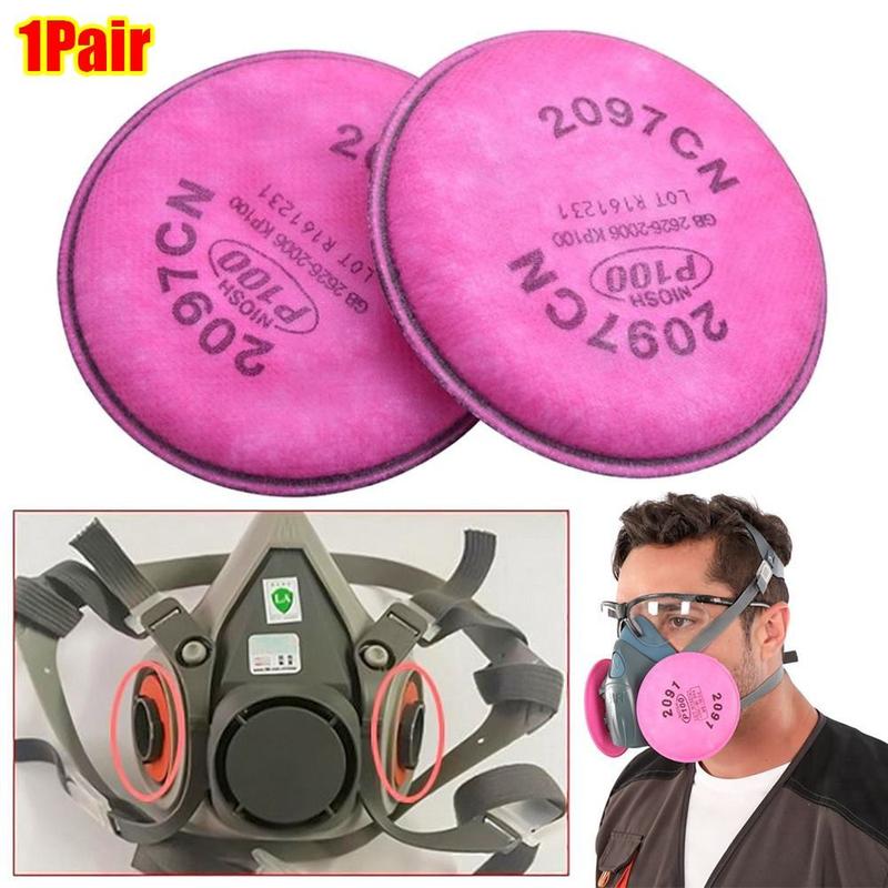 1 cặp Chống dầu 2097/2091 Bông lọc Sợi chống kính Tấm che bụi Bộ lọc P100 Các…