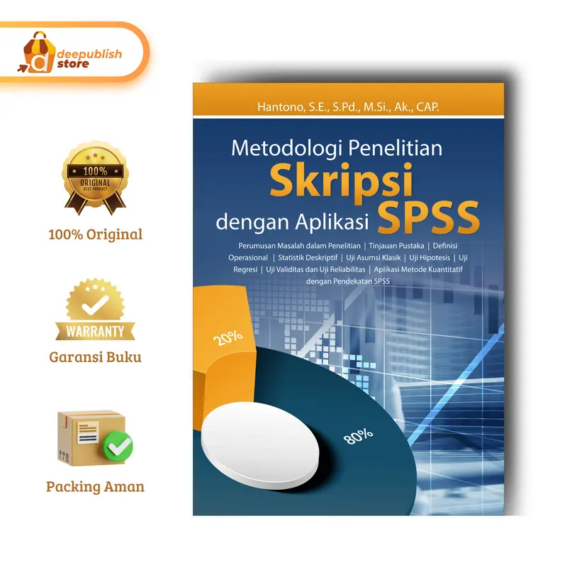 Deepublish | Buku Metodologi Penelitian Skripsi dengan Aplikasi - Buku Pendidikan