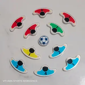 Pin Magnet untuk Strategi Board Futsal Magnet Body Shape Acrilik