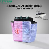 Gambar LetYeah tas bekal tahan panas/Makanan Lunch tas tempat bekal cooler bag - Hitam dari LetYeah Shop Kota Administrasi Jakarta Barat 4 Tokopedia