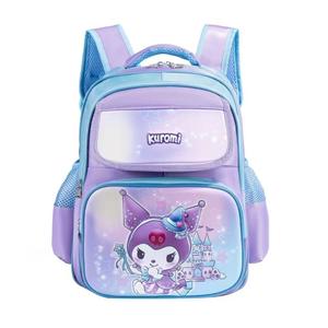 FV BAG#9414 NEW KOREAN JAPANESE SANRIO KUROMI PASTEL SOFT GIRLS CUTE CARTOON KIDS SCHOOL TRAVEL LAPTOP BAG BACKPACK