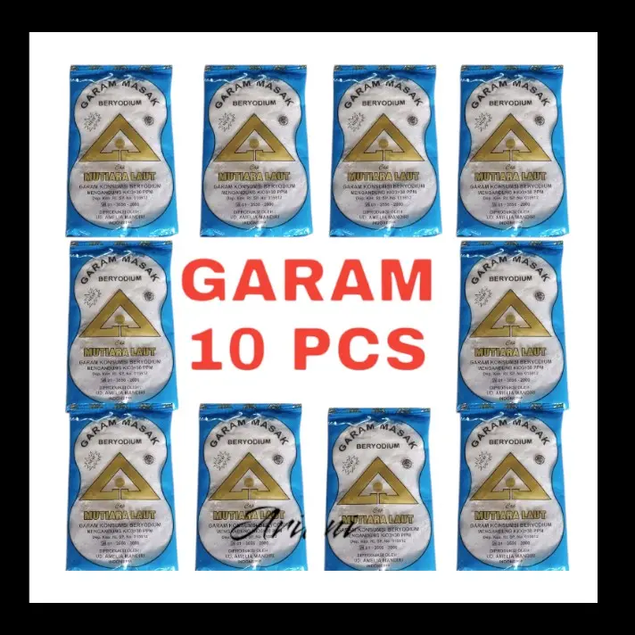 10 pcs Garam Masak Halus Beyodium COD - Bahan Makanan - Salt Masakan