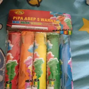 Pipa Asap 1pack Isi 5pcs Warna Warni - Set Pesta