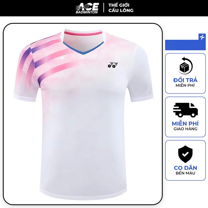 Bộ thể thao cầu lông, áo và quần chất liệu tốt, thấm hút thoáng khí, bền bỉ và thoải mái