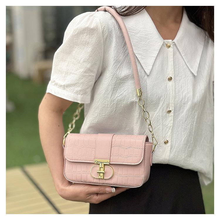 HihhShop Tas wanita Tas ketiakTas rantai wanita Sling bag Fashion wanita tas selempang Tas Khusus Premium Prancis