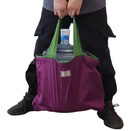 OMYGOOSE TAS BELANJA LIPAT TALI SERUT / SHOPPING BAG  / TAS KANTONG BELANJA / TFW 074 2