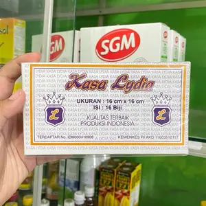Kasa Lydia isi 16 biji ukuran 16cm x 16cm