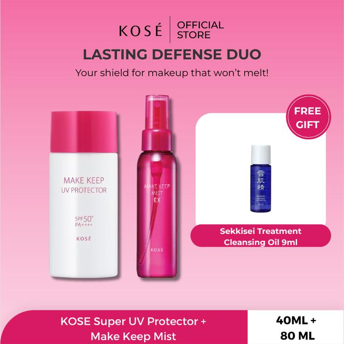 Gambar [BUNDLE] Kosé Make Keep UV Protector 40ml + KOSE Make Keep Mist 80ml dari Sekkisei by KOSE Kota Administrasi Jakarta Pusat Tokopedia