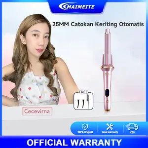 MAIMEITE x Cecevirna Catokan Curly Otomatis 25mm Catokan Keriting Rambut Otomatis Ceramics Curly
