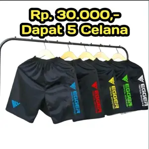 Promo 30 Ribuan Dapat 5 Celana Pendek Sport Olahraga Pria Wanita Unisex Kolor