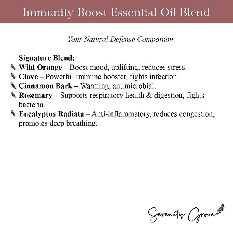 Immunity Boost Essential Oil Blend (10ml Roller Bottle) for Boosting Your Immune System and Soothing Sore Throats - Natural Defense Companion 1