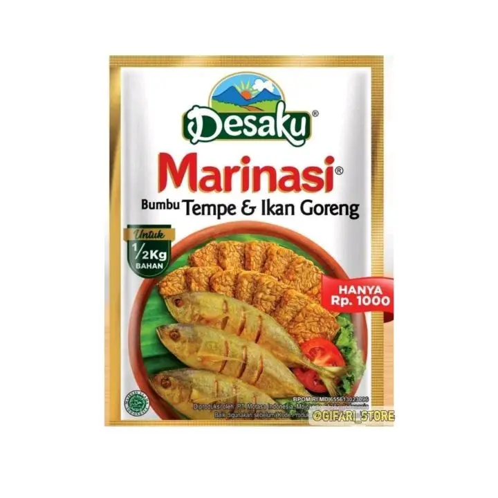 Desaku Marinasi Tempe Ikan Ayam 15 Gr isi 30 Sachet Instan 4