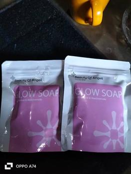 Product Review of Glow Soap With Retinol & Niacinamide By Dr Richard Lee sabun pencerah wajah dan badan untuk memudarkan flek hitam kerutan jerawat dan mencegah penuaan dini BPOM Perawatan Tubuh Mencerahkan Wangi from s**a 0