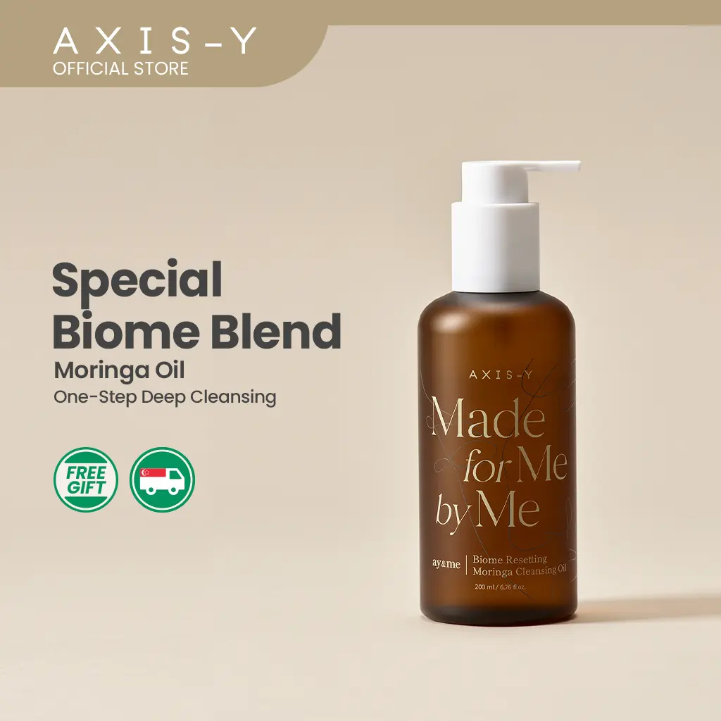 AXIS-Y ay&me Biome Resetting Moringa Cleansing Oil 200ml | Lightweight, Deep Cleansing  Makeup Remover