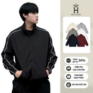 ( DEAL MỞ BÁN ) ÁO KHOÁC GIÓ 2 LỚP CAO CỔ - VẢI DÙ - HÀNG CHẤT LƯỢNG