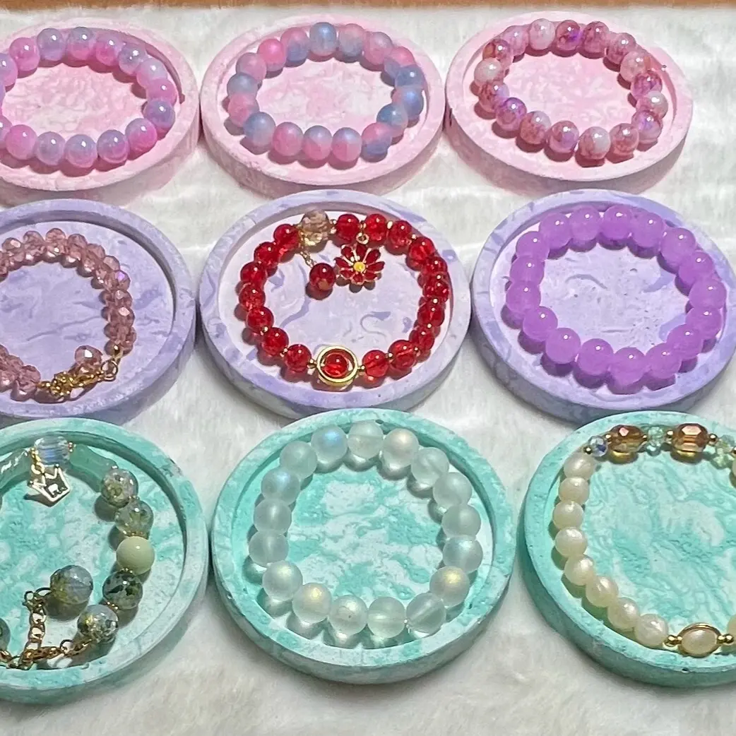 Gelang Mutiara Kaca Bracelets - Free Ongkir, Custom Sesi Live