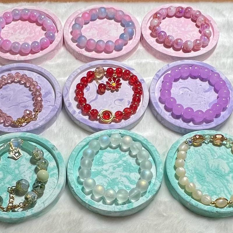 Gelang Mutiara Kaca Bracelets - Free Ongkir, Custom Sesi Live 0