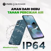 Gambar Moto G06 Power 128GB RAMBoost 12GB - 6.88" - 7000mAh - 50MP Pro Mode - DolbyStereo - GorillaGlass3 IP64 - WaterTouch - NFC - Pantone Vegan Leather - Free Charger & Transparent Case - Laurel Oak dari Lenovo Store by DGI Kota Administrasi Jakarta Pusat 3 Tokopedia