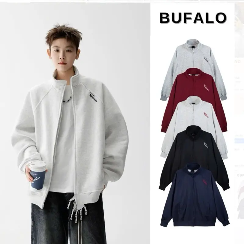 [ DEAL MỞ BÁN ]  Áo Khoác Nỉ Zip Thêu Chữ Kí Nam Nữ BFL Form Boxy Chất Liệu Nỉ Hai Da Mặc Được 4 Mùa