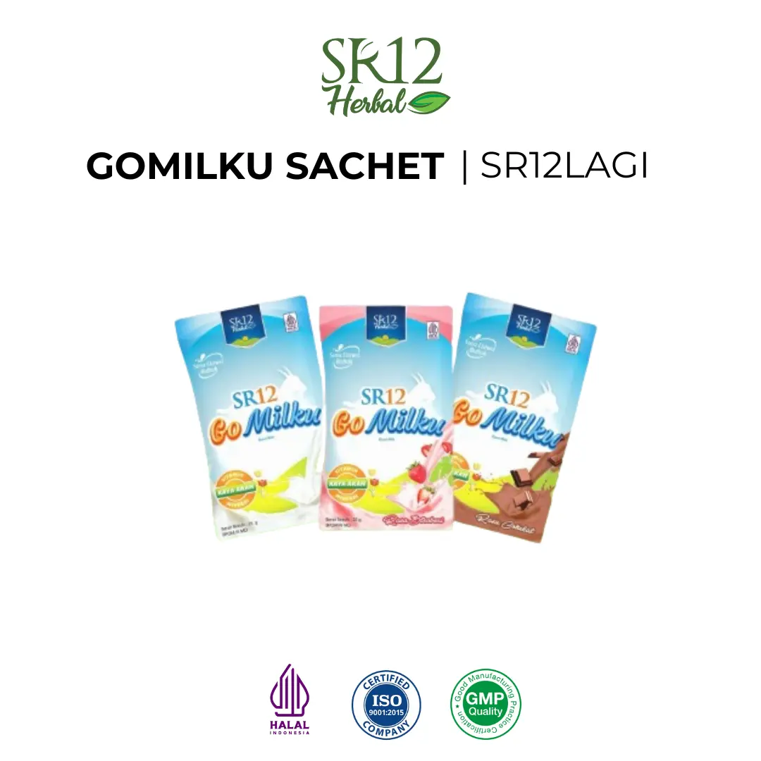 Gomilku Sachet SR12 Susu Kambing Etawa Bubuk Membantu Menjaga Kesehatan Tubuh