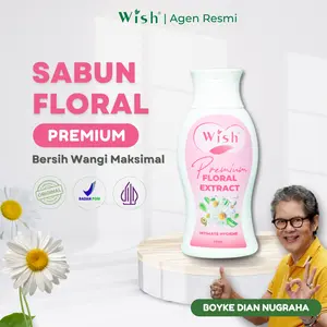 Wish Floral Extract Premium 75mL by dr.Boyke - Sabun Pembersih Kewanitaan pH Seimbang Atasi Gatal Bau Feminine Hygiene