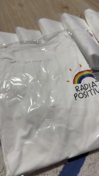 Product Review of Children's T-shirt, rainbow and smiling face, short sleeved sweatshirt, suitable for boys and girls aged 1-12 distro  kid from Y**L 0