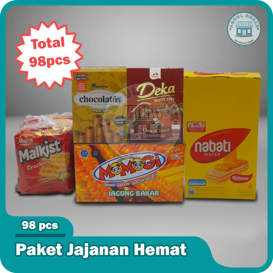 PAKET JAJANAN HEMAT 60rban TOTAL 86pcs