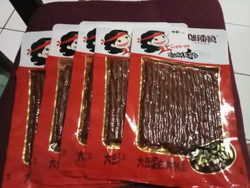 Product Review of [GROSIR TERMURAH] Agen Snack Murah - [5PCS] Camilan Pedas Stik Viral Gluten Tendon Spicy Tofu 100gr from J**s 0