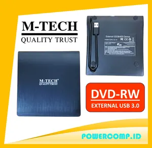 M-Tech DVD-RW Slim External Portable Optical Drive USB 3.0
