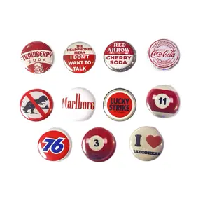 Button Bag Pin Aesthetic 25mm | Pin bag cute Pin Y2K | Pin Kalcer | Pin Aesthetic | Pin Merah | Pin Vintage | Bag Accessories | Pin Bros Aksesoris Lucu 2,5cm Red Collection