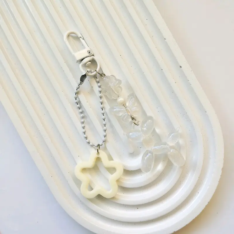 (Glow in the Dark) Gantungan Kunci Poodle Dog Keychain Puppy Lucu Ganci 4