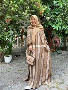 KAFTAN JASMINE MOTIF ETNIK CANTIK RAYON PREMIUM/ GAMIS ABAYA WANITA DEWASA JUMBO BUSUI FRIENDLY Dress Panjang Nyaman Muslim Remaja Mewah Syari Pesta Kondangan