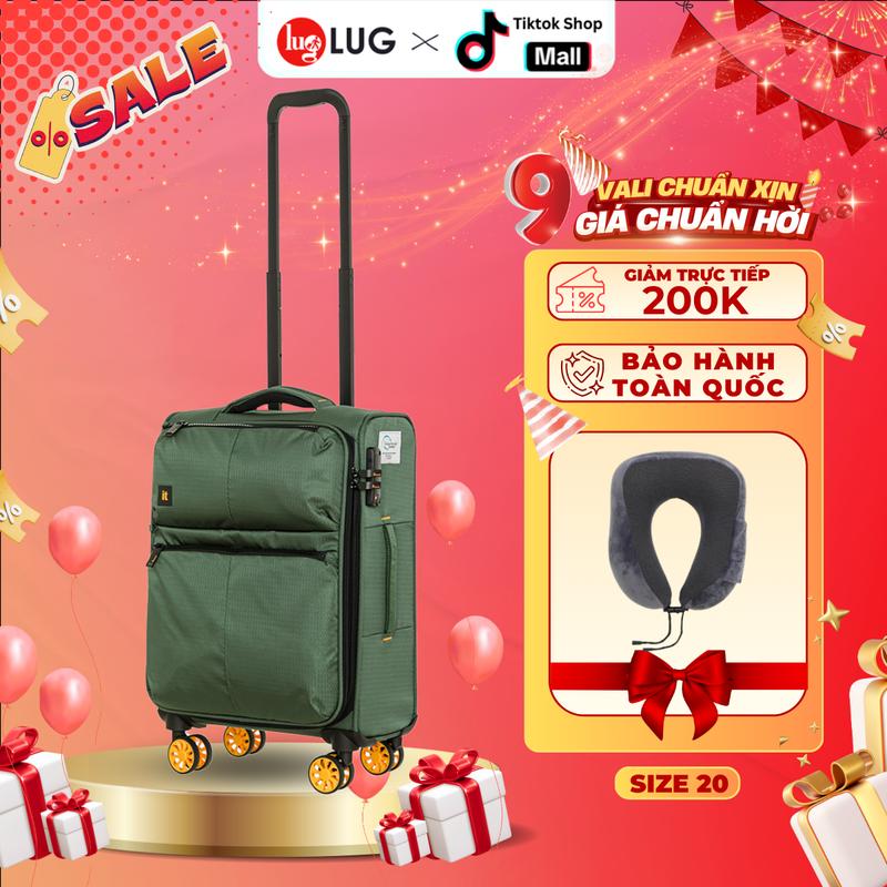 [VALI VẢI THƯƠNG HIỆU] Vali Kéo Du Lịch Size 20 Xách Tay Thương Hiệu IT Luggage IT12-2644-E08: Chất Liệu 100% Từ Chai Nhựa Thải Tái Chế Sau Tiêu Dùng, Khóa TSA An Ninh Quốc Tế