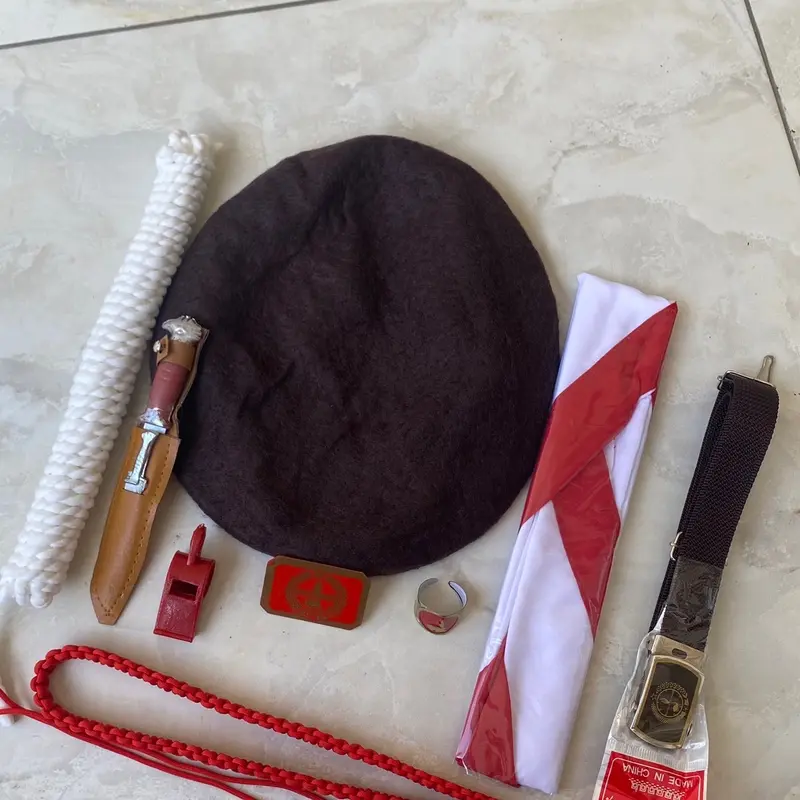PAKET LENGKAP ATRIBUT PRAMUKA PENGGALANG COWO SABUK ORI MURAH UNTUK SD SAMPAI SMP 1