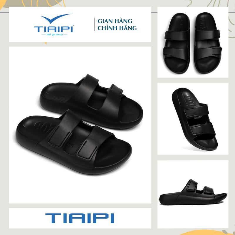 TI5158D Dép Bánh Mì BM5158 Unisex Màu Be EVA Siêu Nhẹ Thiết Kế Trendy Đế Răng Cưa Chống Trượt Thoáng Khí Khử Mùi