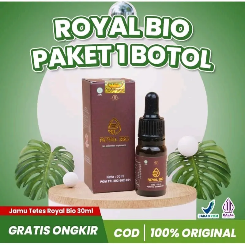 Suplemen Tetes Royal Bio 100% Original Menjaga kesehatan Jantung Dan Hipertensi